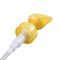 Gelbes Clip-Plastiklotions-Zufuhr-Pumpe doppel-wandig mit speziellem Pumpen-Kopf